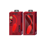 Pretty Love - Huevo Vibrador Con Textura Marina Recargable Rojo |