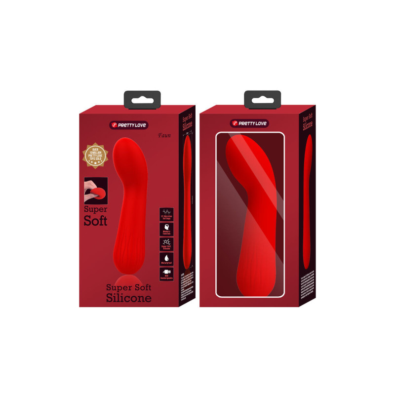 Pretty Love - Faun Vibrador Recargable Rojo | Vybes.it