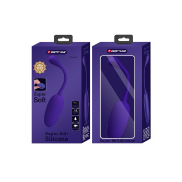 PRETTY LOVE - KNUCKER HUEVO VIBRADOR RECARGABLE LILA