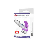 Pretty Love - Silas Anillo Vibrador 7 Vibraciones Silicona Lila |