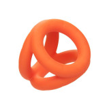 CALEXOTICS - ALPHA TRI-ANNEAU ORANGE - Cockrings sans vibration