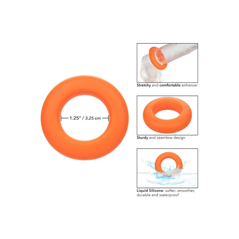 CALEXOTICS - ALPHA PROLONG GROSSER RING ORANGE - Cockringe ohne Vibra…