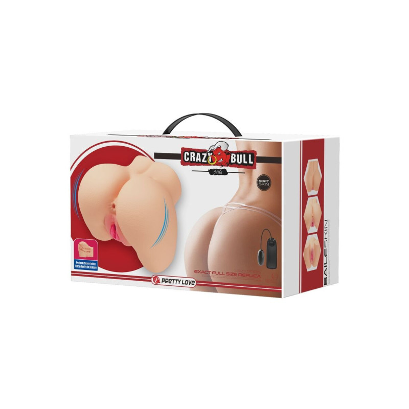 Crazy Bull - Vibrateur Réaliste Pour Vagin Et Anus Mila | Vybes.it