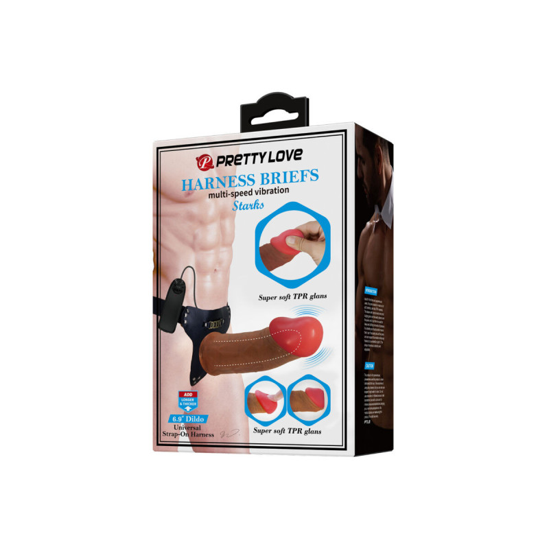 Pretty Love - Starks Harness Slip Multi - Speed Vibration Dildo
