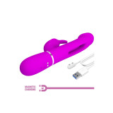 Pretty Love - Kampas Vibrador Rabbit 3 En 1 Multifunción Con Lengua