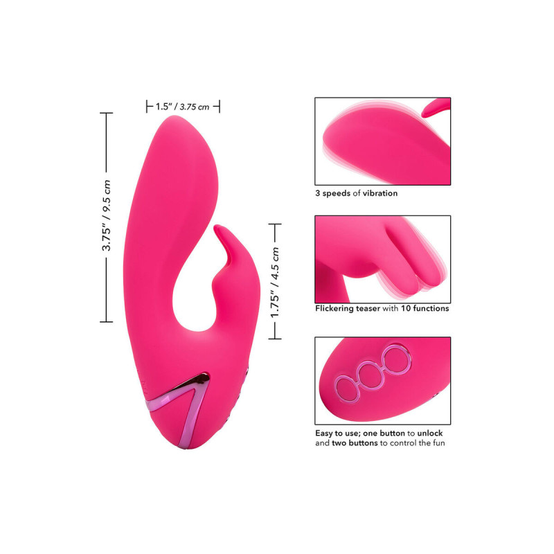 Calexotics - So. Cal Sunshine Vibrator Rabbit Fuchsia By California