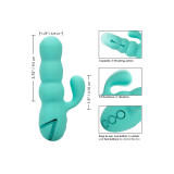 Calexotics - Del Mar Diva Vibrator Rabbir Aqua Green By California