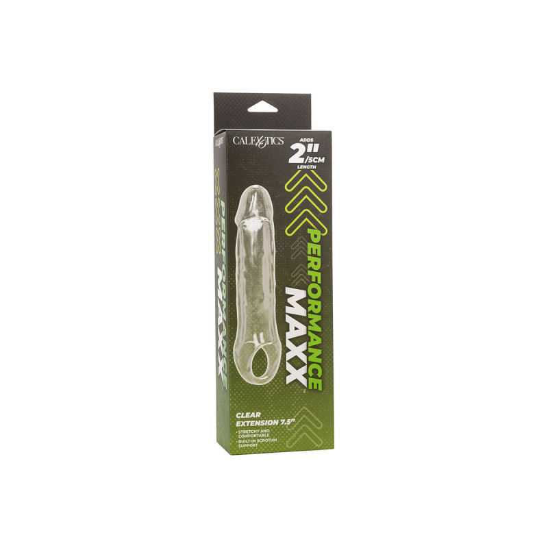CALEXOTICS - PERFORMANCE MAXX CLEAR EXTENSION 7,5 TRANSPARENT - Penis…