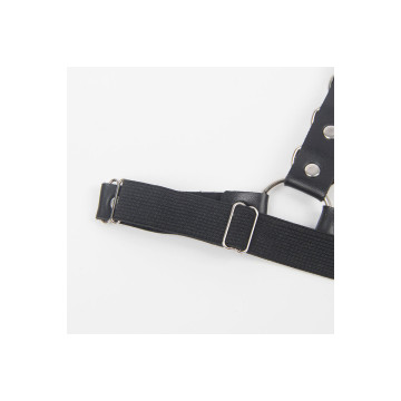 Subblime - Gürtel Und Strumpfband Mit Ringen Und Kette Detail Eine