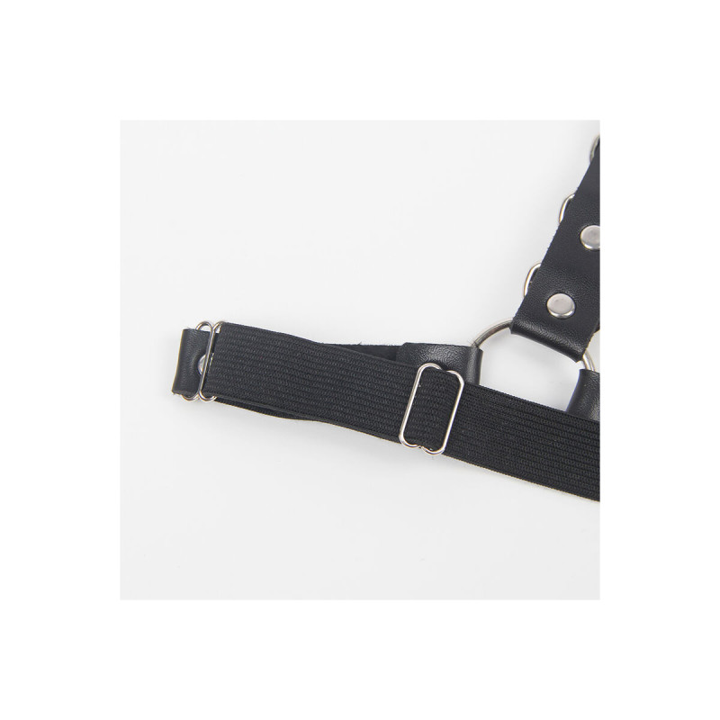 Subblime - Gürtel Und Strumpfband Mit Ringen Und Kette Detail Eine