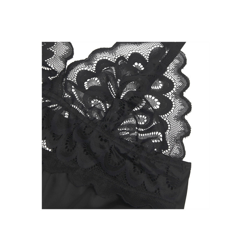 Subblime - Babydoll Con Estampado Floral Pecho Negro L/Xl | Vybes.it