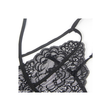 Subblime - Spitzenbody Polizeikostüm Schwarz L/Xl | Vybes.it