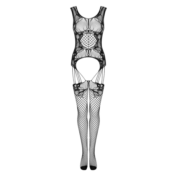 LIVCO CORSETTI FASHION - JULOVE BODYSTOCKING NEGRO TALLA ÚNICA