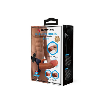 Pretty Love - Marion Harness Briefs Universal Con Dildo Vibración