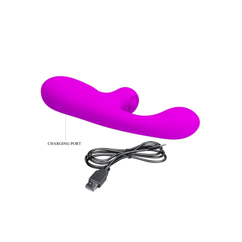 Pretty Love - Skylar Vibrador Estimulador Púrpura | Vybes.it