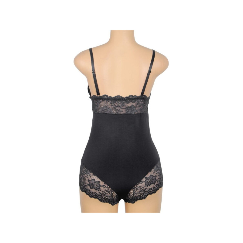 Subblime - Teddy Detalle Encaje Floral Negro S/M | Vybes.it