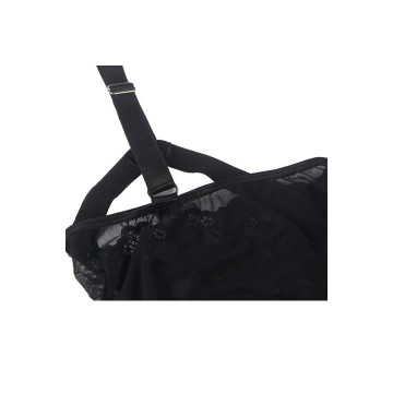 Subblime - Teddy Avec Jarretière Détail Poitrine Noir L/Xl |