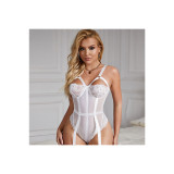 Subblime - Teddy Con Liguero Detalle Tiras Pecho Blanco L/Xl |