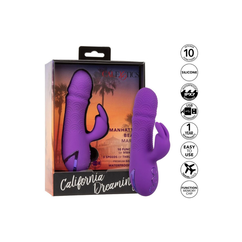 Calexotics - Manhattan Beach Marvel Vibratore Rabbit Viola Di