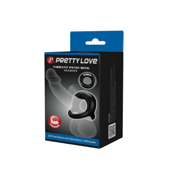 Pretty Love - Elliott Anillo Vibrador Negro | Vybes.it