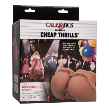 CALEXOTICS - LA REINE DU RETOUR À LA MAISON MASTURBATEUR DOUBLE RÉALISTE CARAMEL
