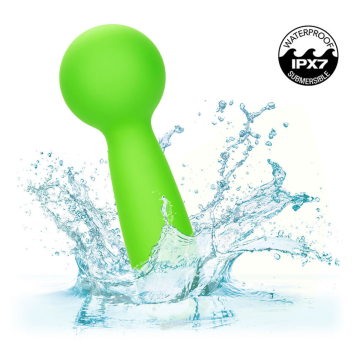 CALEXOTICS - NEON VIBES THE BUBBLY VIBE MINI-MASSAGER 10 VIBRATIONEN GRÜN