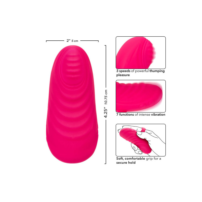 Calexotics - Envy Handheld Rolling Ball Massager 7 Vibrations Pink