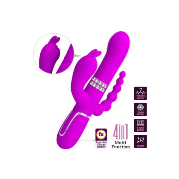 Pretty Love - Cammy Triple Vibrador Multifunción 4 En 1 Rosa |