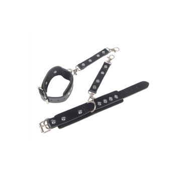 Subblime - 953690 Esposas Con Cinturón Bondage Negro Talla Única |