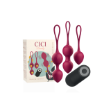 Cici Beauty - Premium Silicone 3 Perles De Kegel Vibrantes