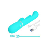 Pretty Love - Shania Triple Vibrador Rabbit Multifunción 3 En 1 |