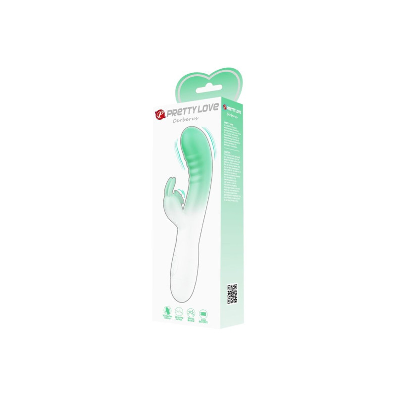 Pretty Love - Cerberus Rabbit Vibrator 3O Vibrationen Grün |
