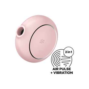 Satisfyer - Pro To Go 3 Estimulador Y Vibrador Doble Rosa | Vybes.it