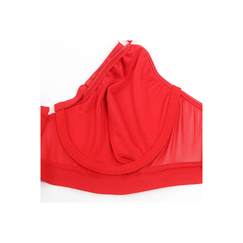 Subblime - 955267 Set Sujetador Con Liguero Bondage Rojo L/Xl |