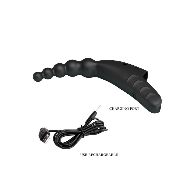 Pretty Love - Jordin Vibrador De Dedo 10 Vibraciones Negro |