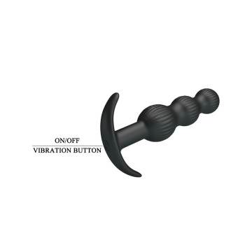 Pretty Love - Sidney Vibrador Anal 10 Vibraciones Negro | Vybes.it