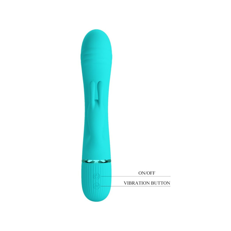 Pretty Love - Scocco Vibrator Rabbit Türkis | Vybes.it