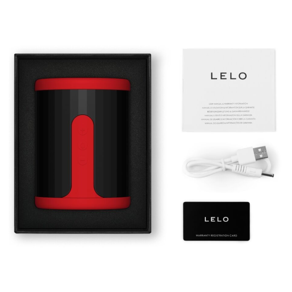 LELO - MASTURBATEUR POUR HOMME F2S™ TEAL ROUGE