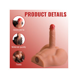 XISE - PEEL DILDO ASS MASTURBADOR DILDO REALÍSTICO POSICIÓN FRONTAL CON THRUSTING 17,5 CM