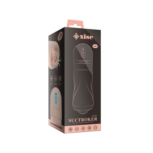 XISE - SUCTROKER V2.0 I MASTURBADOR BOCA CON VIBRACIÓN