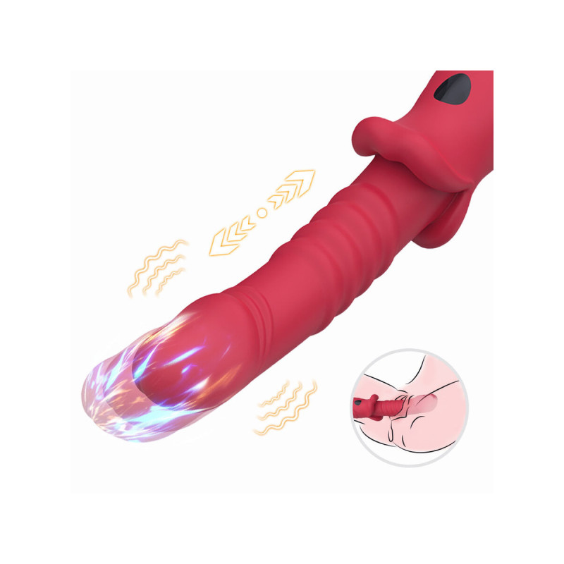 Armony - Dildo Vibrador Estimulador Punto A Rojo | Vybes.it