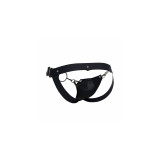 MOB - DNGEON JOCKSTRAP NERO A PRESSIONE TAGLIA UNICA - Sospensori