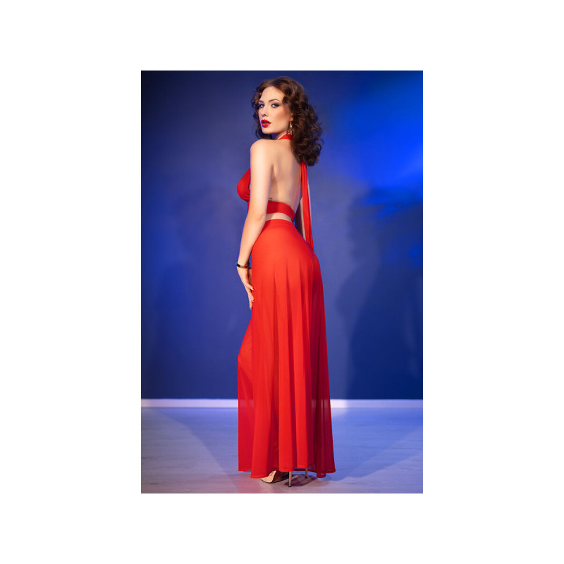Chilirose - Cr 4857 Rotes Top - Und Hosenset, Grösse M | Vybes.it