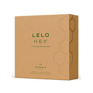 Lelo - Preservativi Organici Hex Confezione Da 36 Unità | Vybes.it