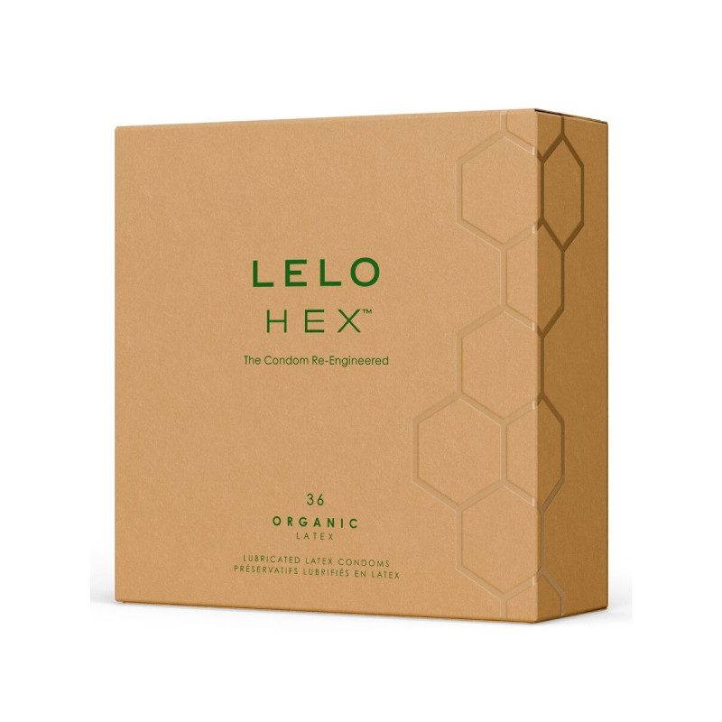 Lelo - Preservativi Organici Hex Confezione Da 36 Unità | Vybes.it