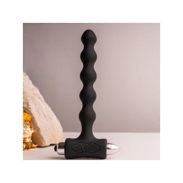 Rocks - Off - Petite Sensations Pearls Plug Anal Vibrador Negro |