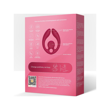 Snail Vibe - Gizi Dúo Estimulador De Parejas Control Remoto Burdeos