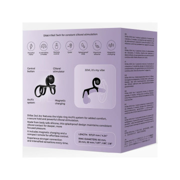 Snail Vibe - Jovi Arc Anillo De Pareja Control Remoto Negro |