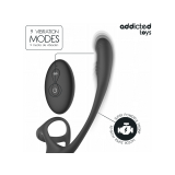 Addicted Toys - Anal Plug With Vibration And 360º Waving And