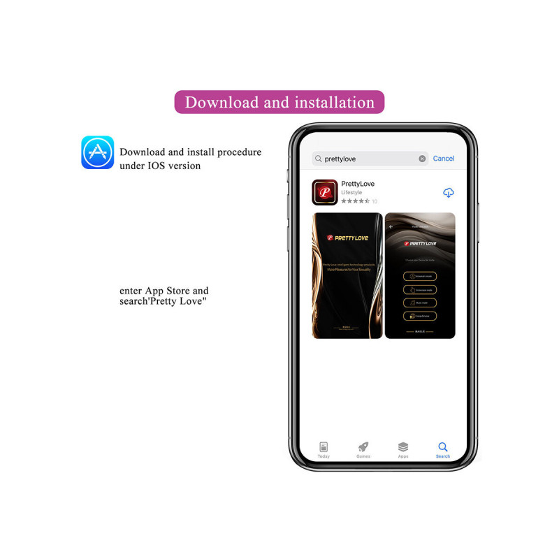 Pretty Love - Dora Vibrador Invisible Con App Gratuita | Vybes.it